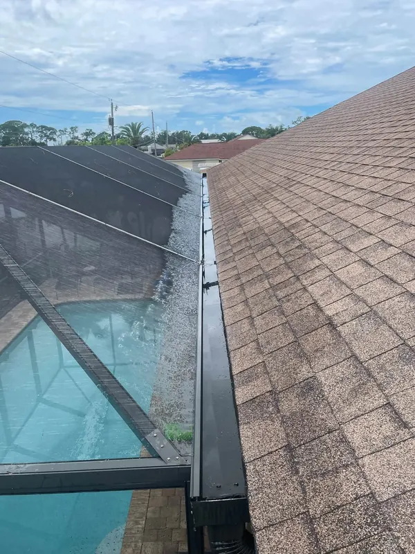 Same gutter cleaned out
